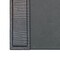 Dacasso Black Crocodile Embossed Leather Side-Rail Desk Pad/Desk Protector, 34" x 20" PR-2201 - alternate 5